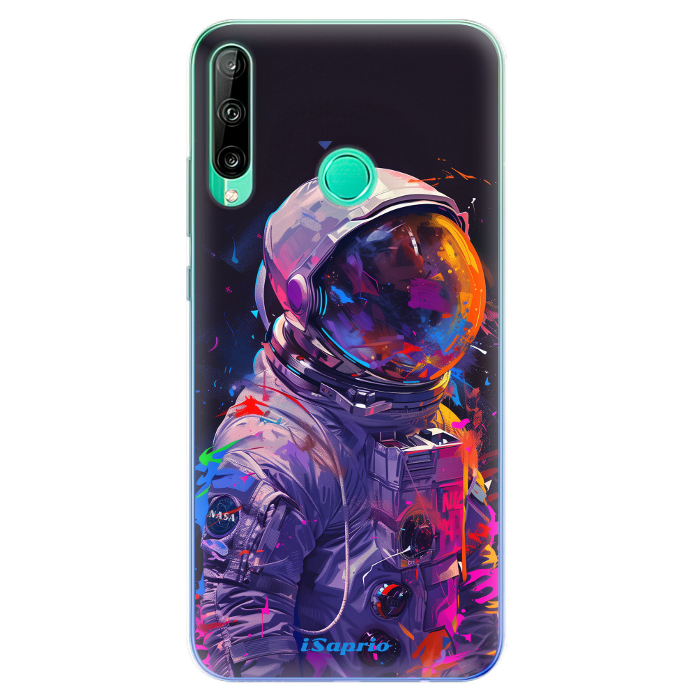 Odolné silikónové puzdro iSaprio - Neon Astronaut - Huawei P40 Lite E
