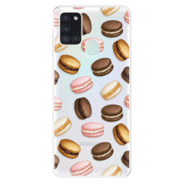 Odolné silikónové puzdro iSaprio - Macaron Pattern - Samsung Galaxy A21s