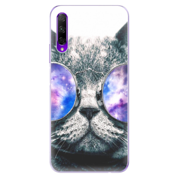 Odolné silikónové puzdro iSaprio - Galaxy Cat - Honor 9X Pro