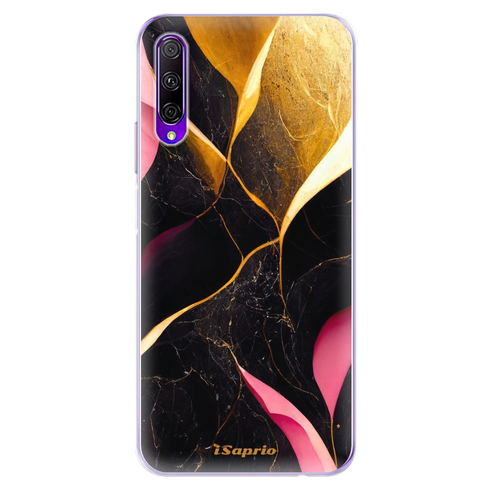 Odolné silikónové puzdro iSaprio - Gold Pink Marble - Honor 9X Pro