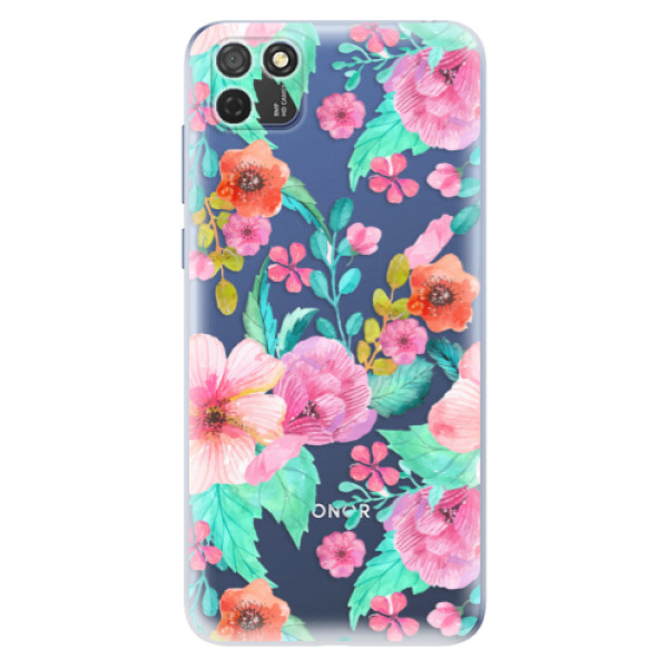 Odolné silikónové puzdro iSaprio - Flower Pattern 01 - Honor 9S