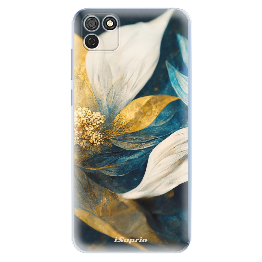 Odolné silikónové puzdro iSaprio - Gold Petals - Honor 9S