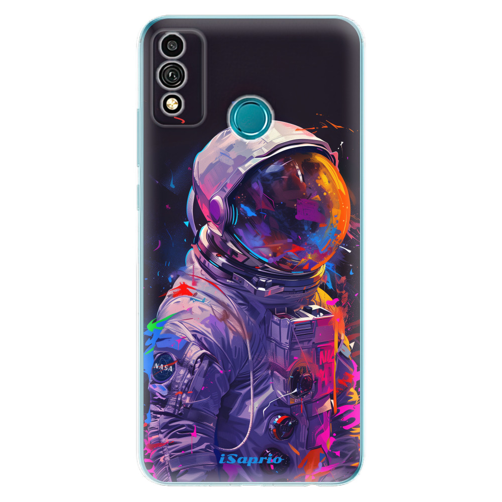 Odolné silikónové puzdro iSaprio - Neon Astronaut - Honor 9X Lite