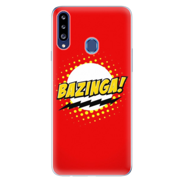 Odolné silikónové puzdro iSaprio - Bazinga 01 - Samsung Galaxy A20s