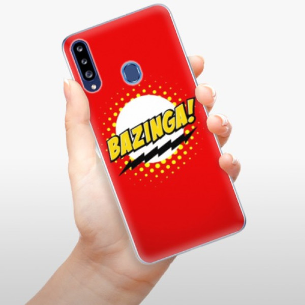 Odolné silikónové puzdro iSaprio - Bazinga 01 - Samsung Galaxy A20s