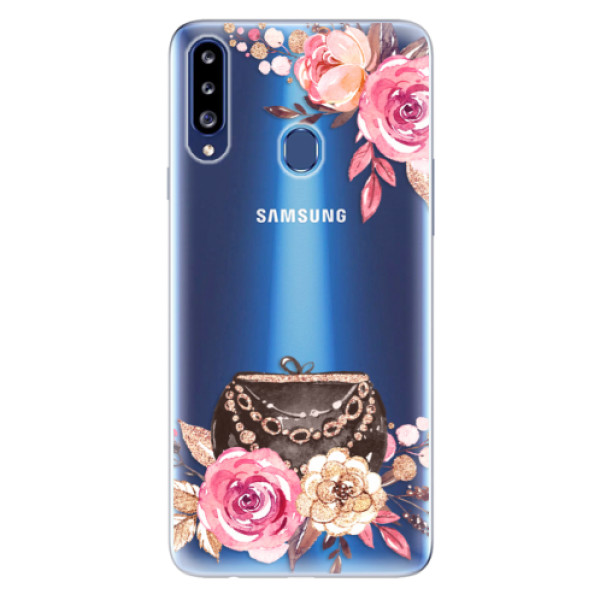 Odolné silikónové puzdro iSaprio - Handbag 01 - Samsung Galaxy A20s