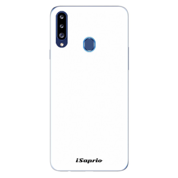 Odolné silikónové puzdro iSaprio - 4Pure - bílý - Samsung Galaxy A20s