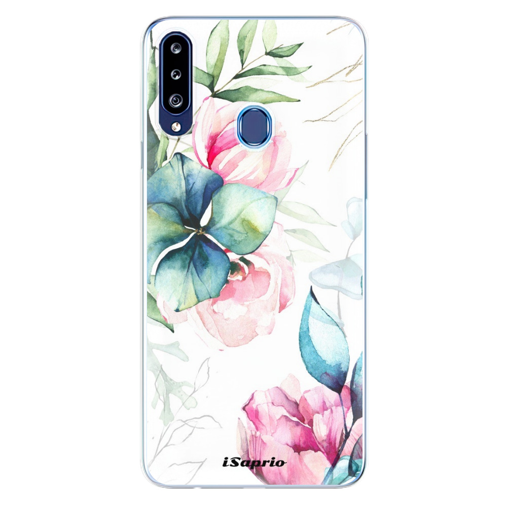 Odolné silikónové puzdro iSaprio - Flower Art 01 - Samsung Galaxy A20s
