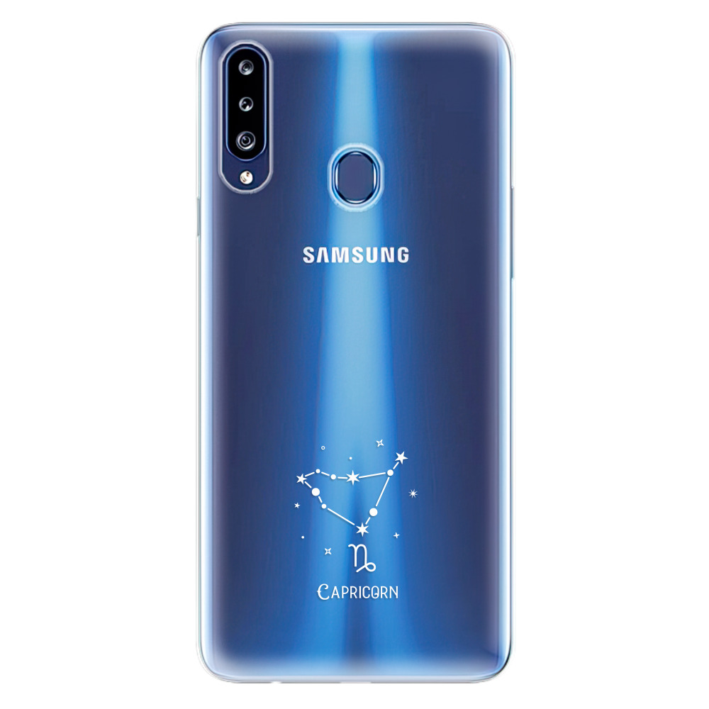 Odolné silikónové puzdro iSaprio - čiré - Kozoroh - Samsung Galaxy A20s