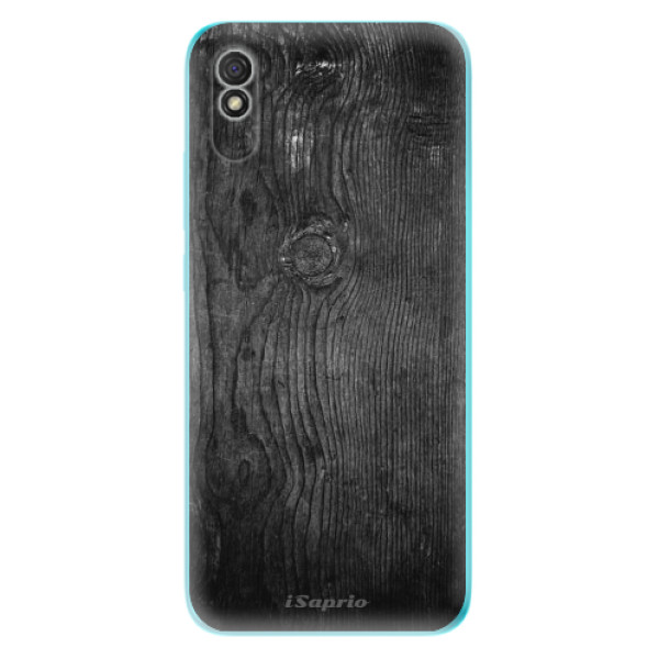 Odolné silikónové puzdro iSaprio - Black Wood 13 - Xiaomi Redmi 9A