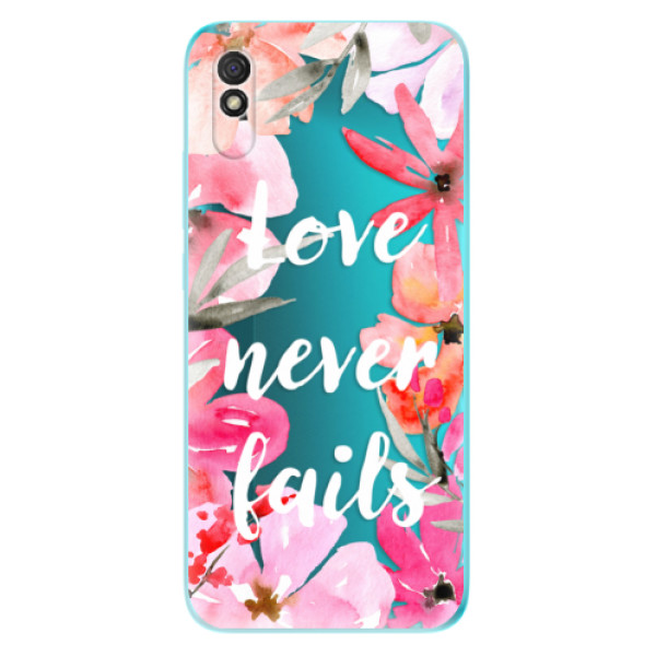 Odolné silikónové puzdro iSaprio - Love Never Fails - Xiaomi Redmi 9A