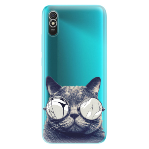 Odolné silikónové puzdro iSaprio - Crazy Cat 01 - Xiaomi Redmi 9A