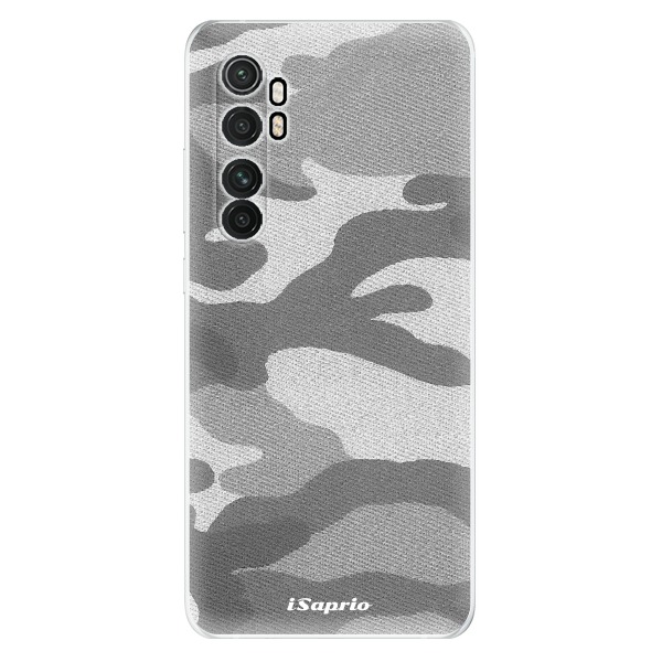 Odolné silikónové puzdro iSaprio - Gray Camuflage 02 - Xiaomi Mi Note 10 Lite