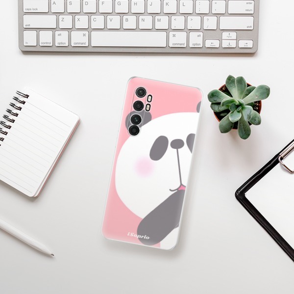 Odolné silikónové puzdro iSaprio - Panda 01 - Xiaomi Mi Note 10 Lite