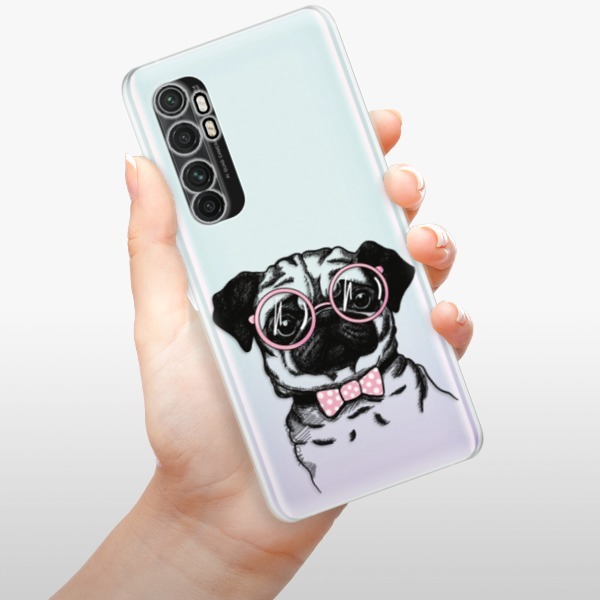 Odolné silikónové puzdro iSaprio - The Pug - Xiaomi Mi Note 10 Lite