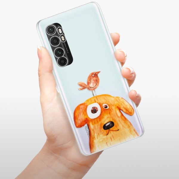 Odolné silikónové puzdro iSaprio - Dog And Bird - Xiaomi Mi Note 10 Lite