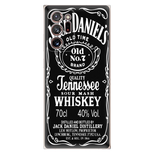 Odolné silikónové puzdro iSaprio - Jack Daniels - Samsung Galaxy Note 20 Ultra