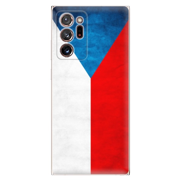 Odolné silikónové puzdro iSaprio - Czech Flag - Samsung Galaxy Note 20 Ultra