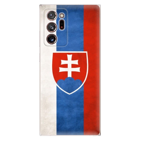 Odolné silikónové puzdro iSaprio - Slovakia Flag - Samsung Galaxy Note 20 Ultra