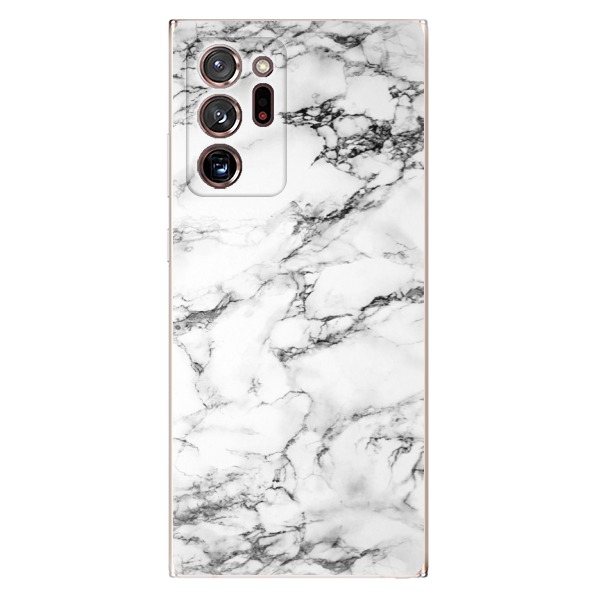 Odolné silikónové puzdro iSaprio - White Marble 01 - Samsung Galaxy Note 20 Ultra