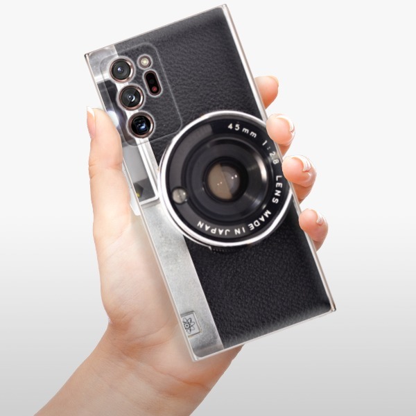 Odolné silikónové puzdro iSaprio - Vintage Camera 01 - Samsung Galaxy Note 20 Ultra
