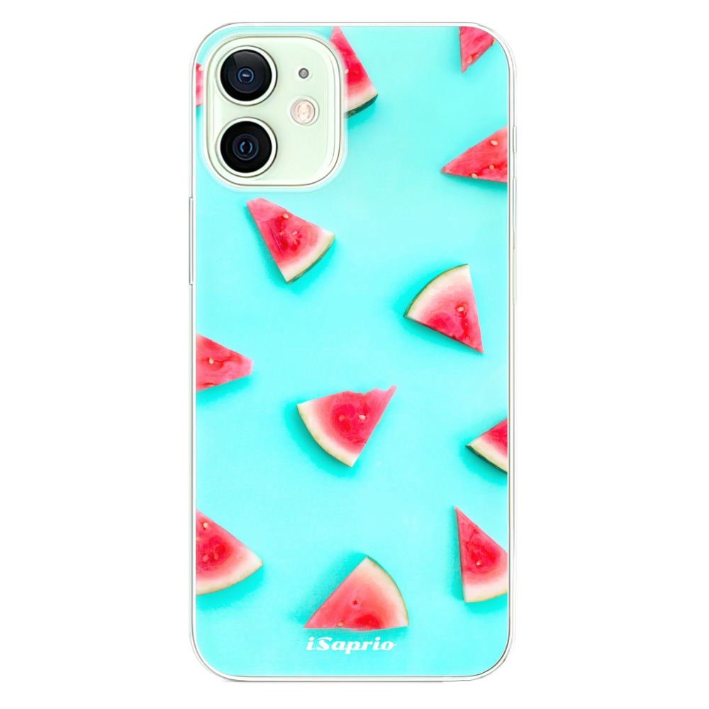 Odolné silikónové puzdro iSaprio - Melon Patern 10 - iPhone 12 mini