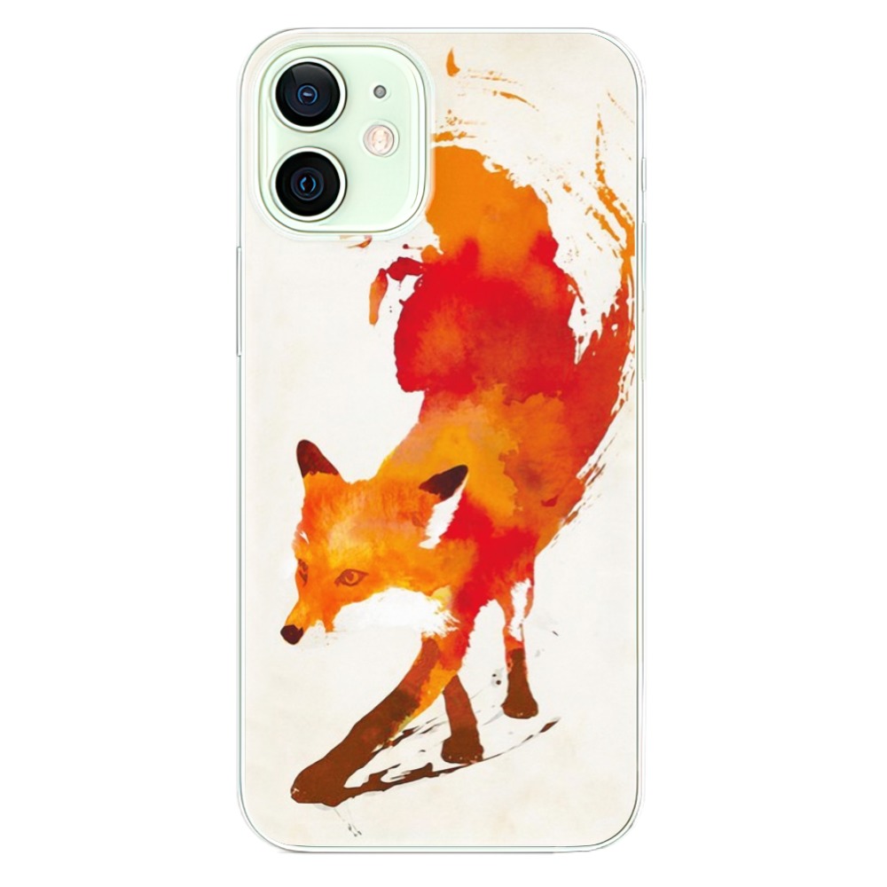 Odolné silikónové puzdro iSaprio - Fast Fox - iPhone 12 mini