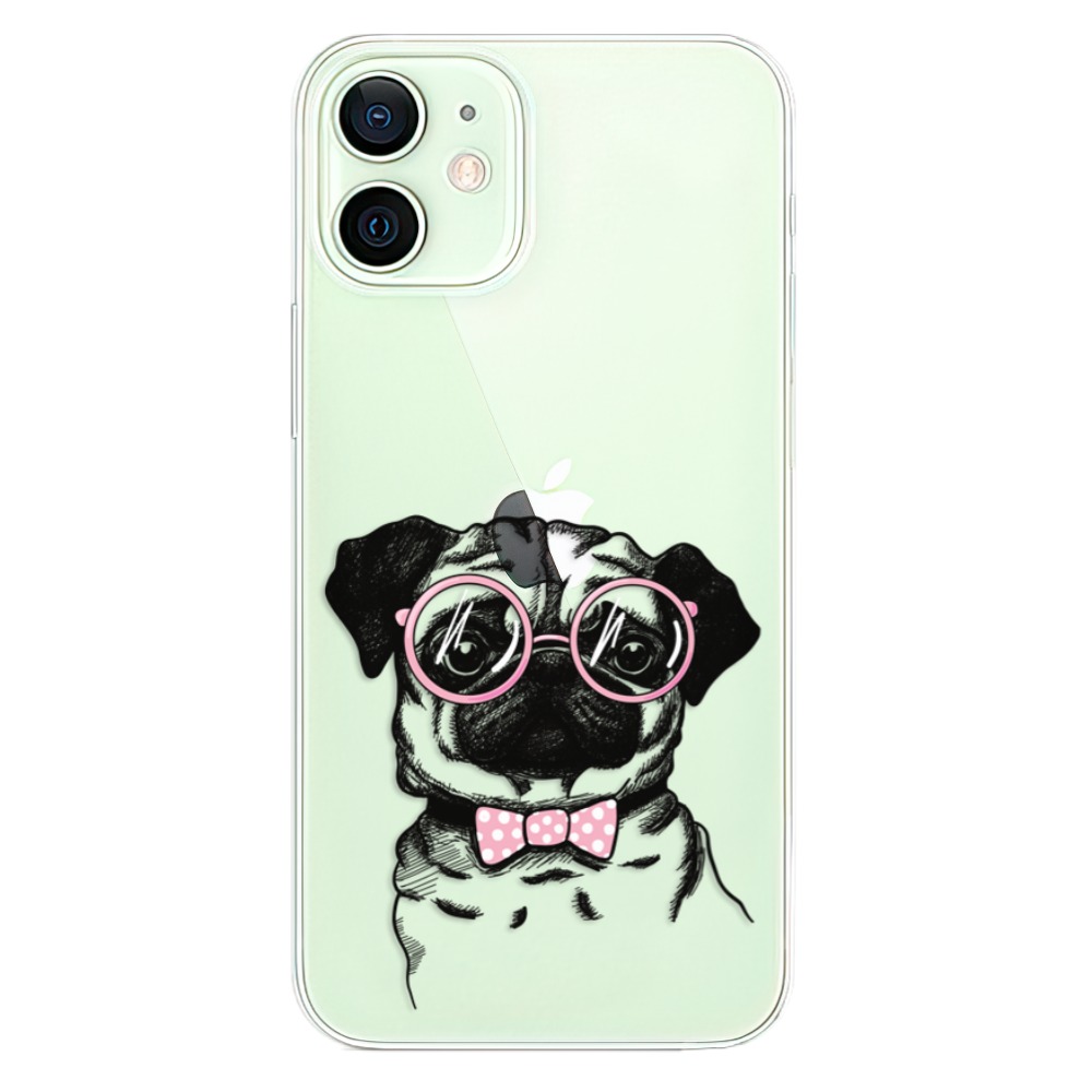 Odolné silikónové puzdro iSaprio - The Pug - iPhone 12 mini