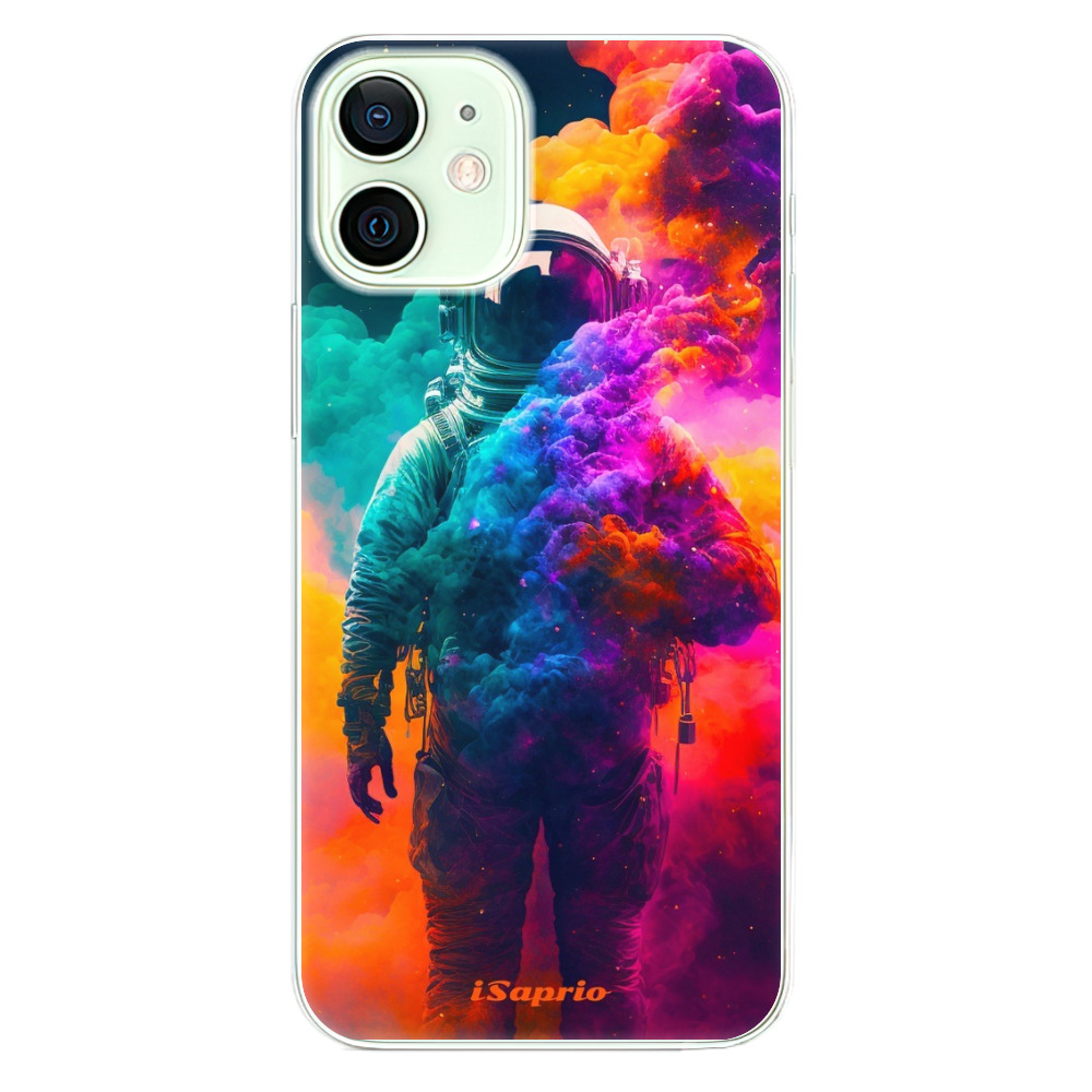 Odolné silikónové puzdro iSaprio - Astronaut in Colors - iPhone 12 mini