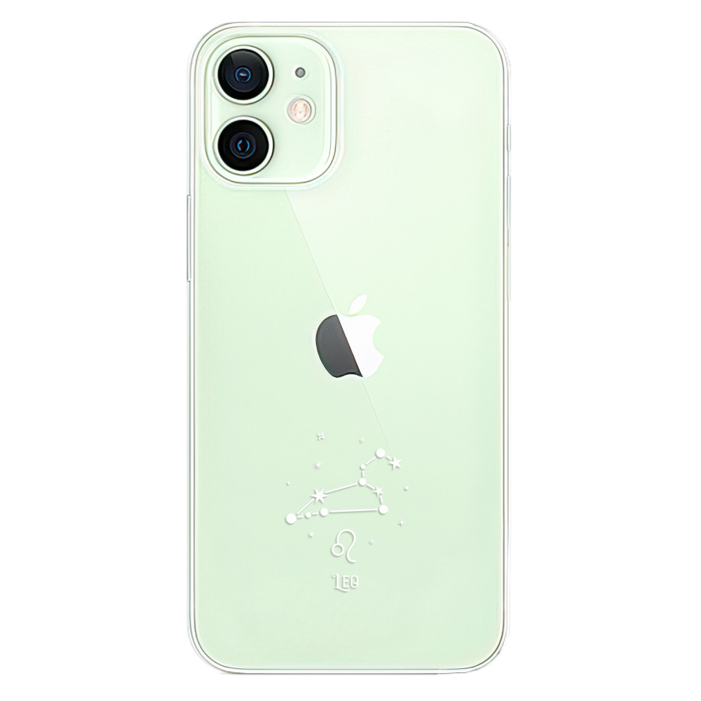 Odolné silikónové puzdro iSaprio - čiré - Lev - iPhone 12 mini