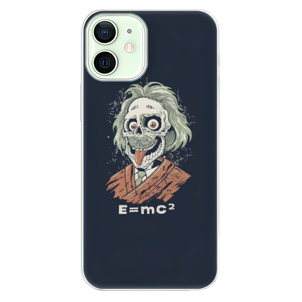 Odolné silikónové puzdro iSaprio - Einstein 01 - iPhone 12