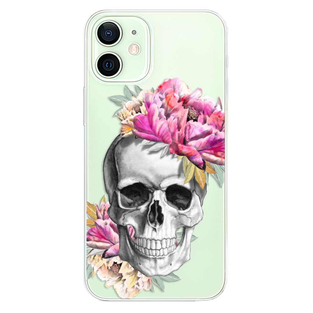 Odolné silikónové puzdro iSaprio - Pretty Skull - iPhone 12