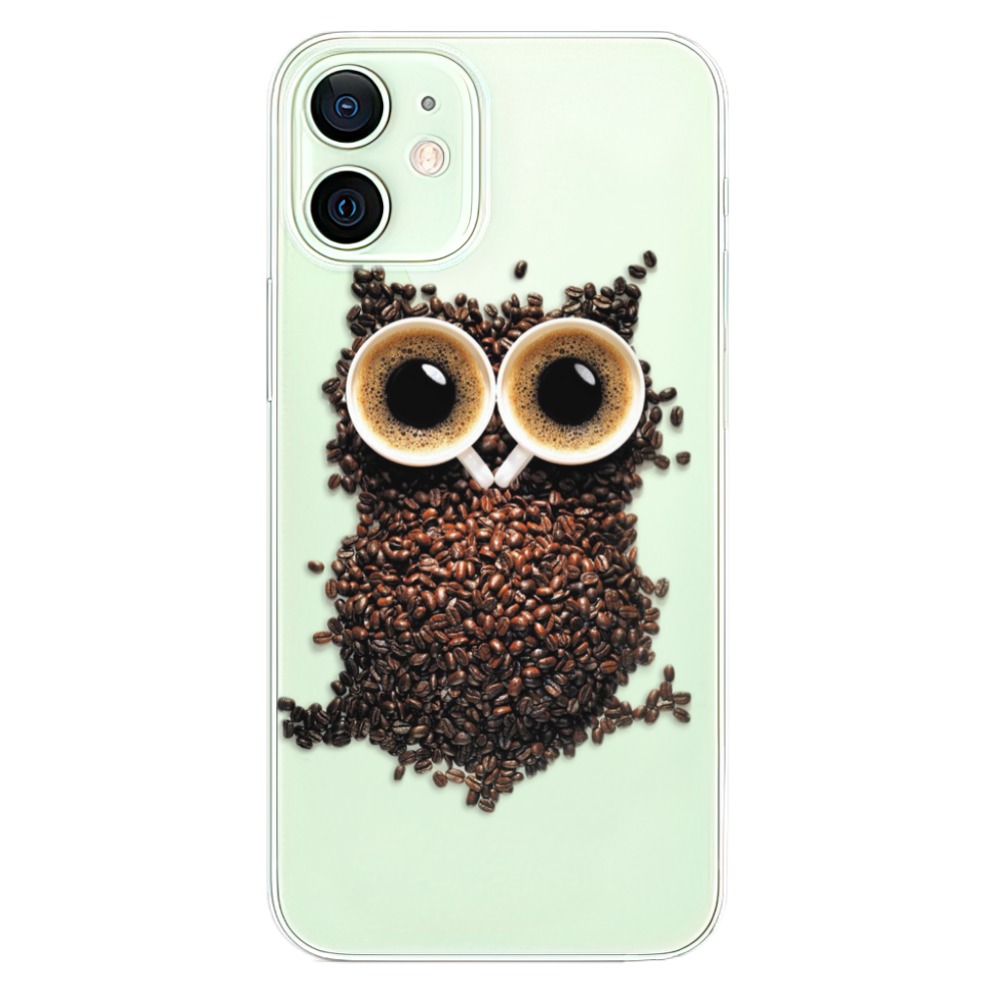 Odolné silikónové puzdro iSaprio - Owl And Coffee - iPhone 12