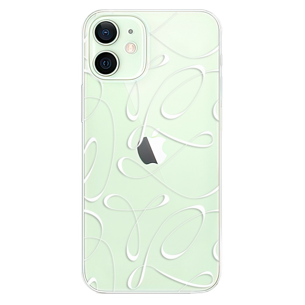 Odolné silikónové puzdro iSaprio - Fancy - white - iPhone 12