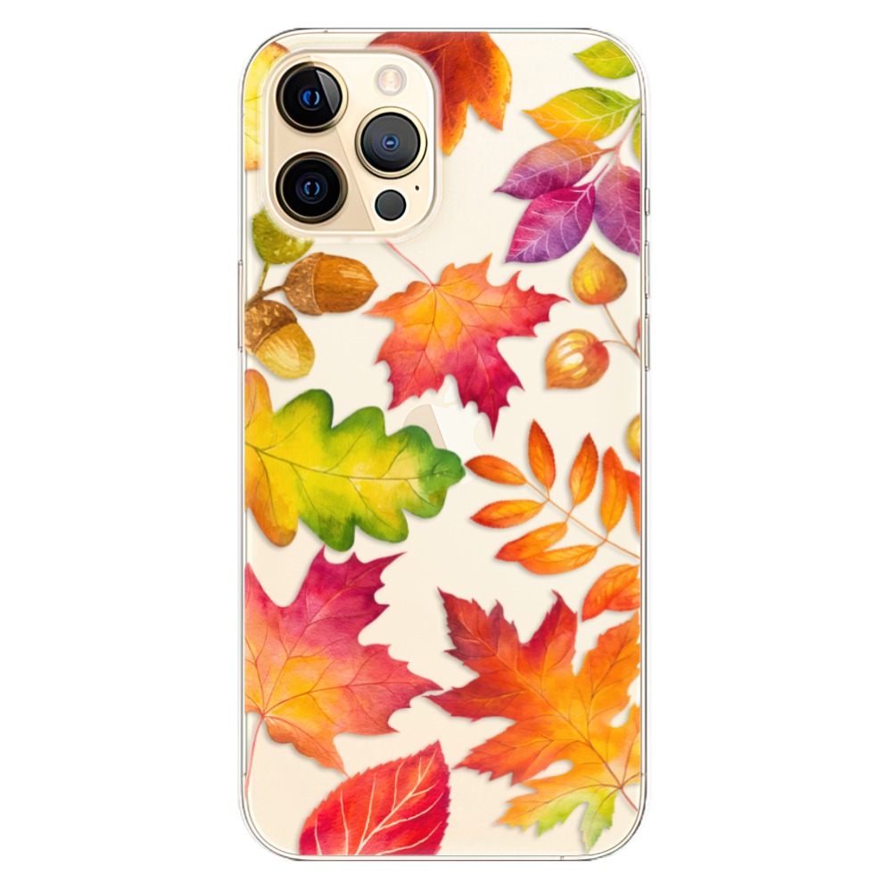 Odolné silikónové puzdro iSaprio - Autumn Leaves 01 - iPhone 12 Pro Max