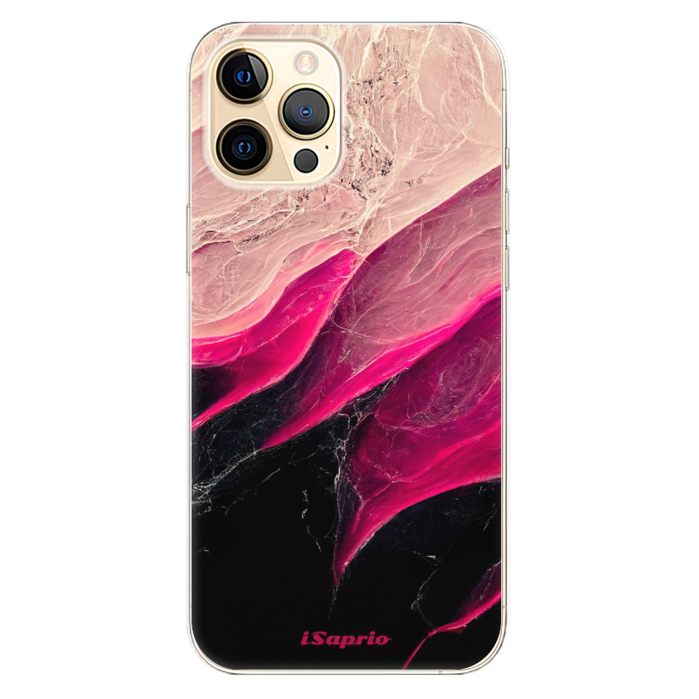 Odolné silikónové puzdro iSaprio - Black and Pink - iPhone 12 Pro Max