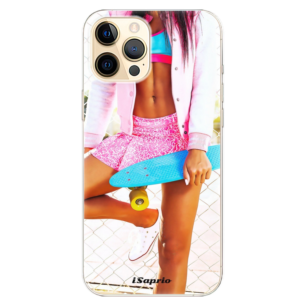 Odolné silikónové puzdro iSaprio - Skate girl 01 - iPhone 12 Pro Max