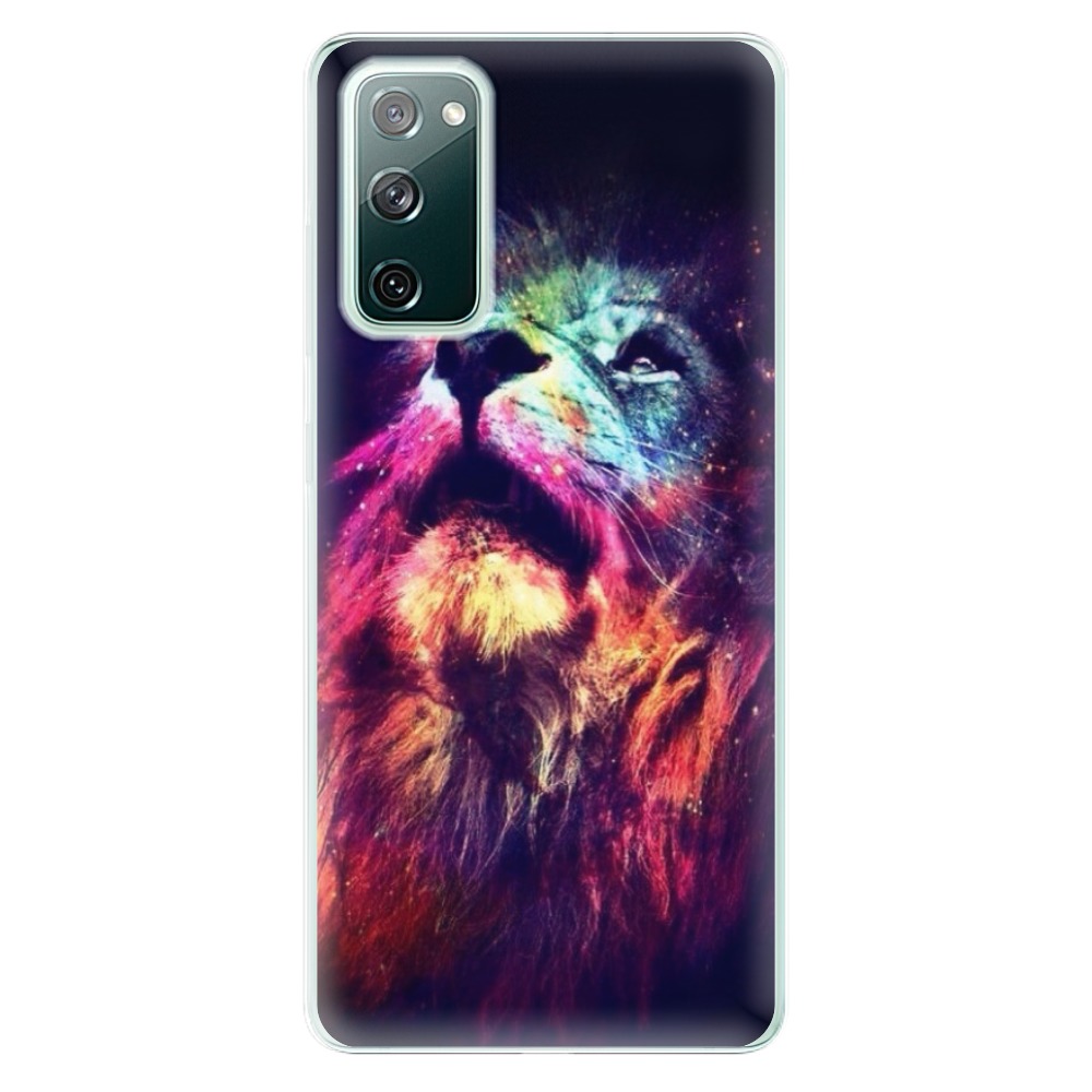 Odolné silikónové puzdro iSaprio - Lion in Colors - Samsung Galaxy S20 FE