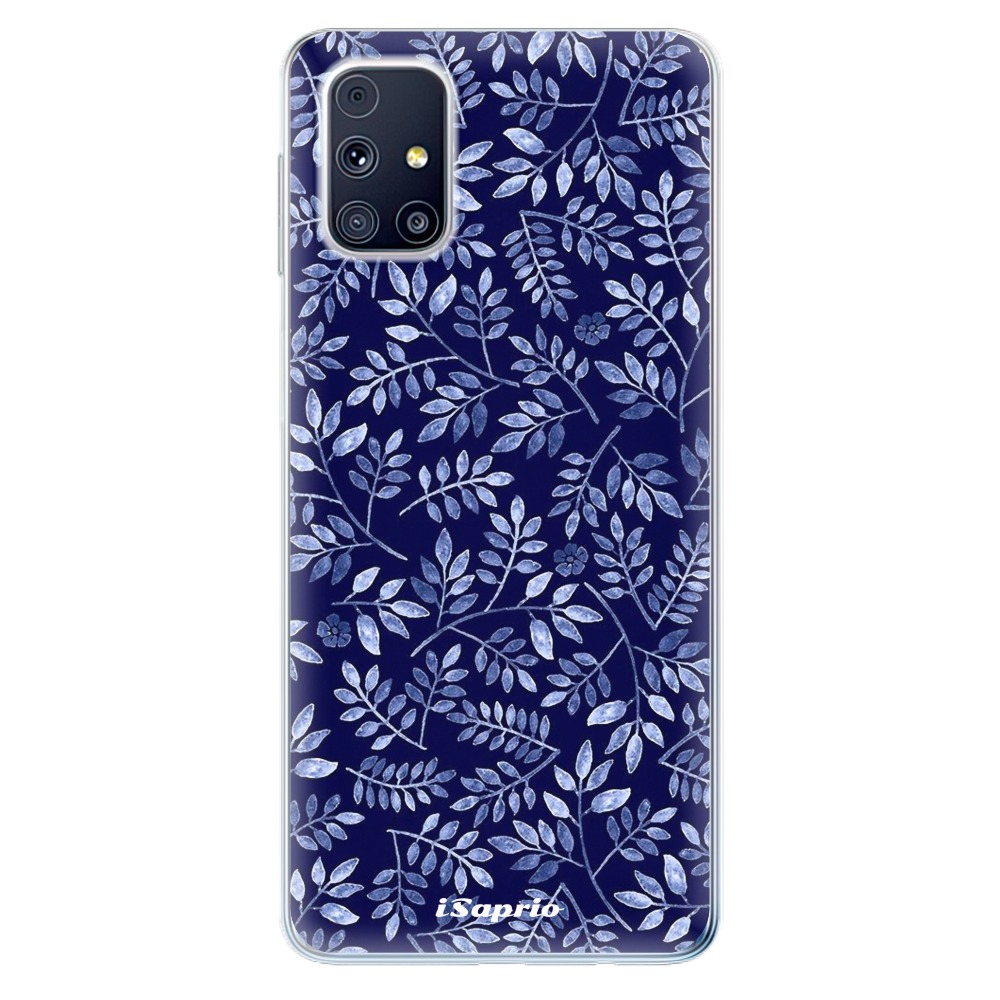 Odolné silikónové puzdro iSaprio - Blue Leaves 05 - Samsung Galaxy M31s