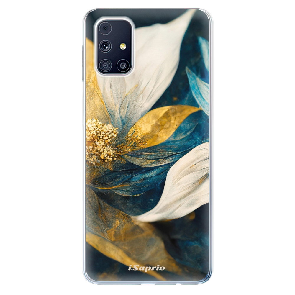 Odolné silikónové puzdro iSaprio - Gold Petals - Samsung Galaxy M31s