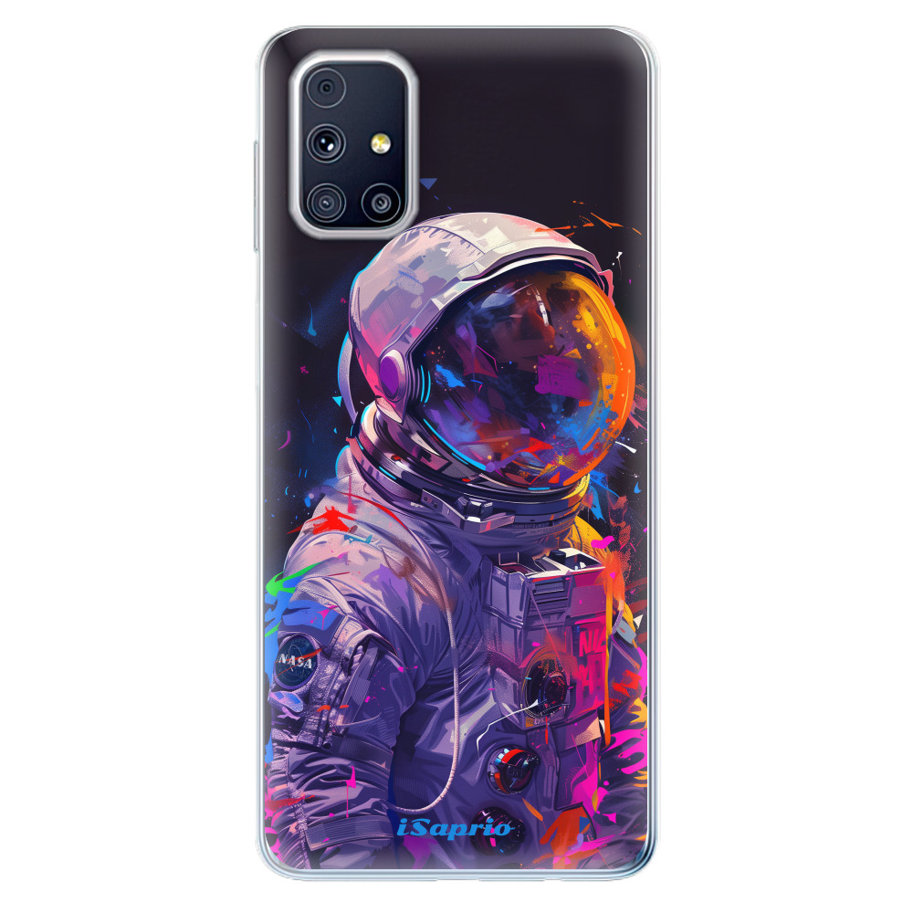 Odolné silikónové puzdro iSaprio - Neon Astronaut - Samsung Galaxy M31s