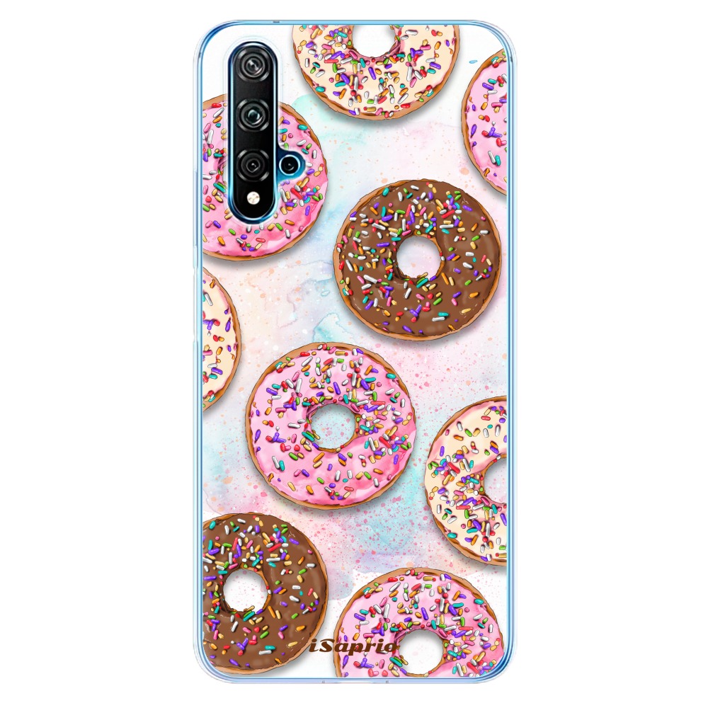 Odolné silikónové puzdro iSaprio - Donuts 11 - Huawei Nova 5T