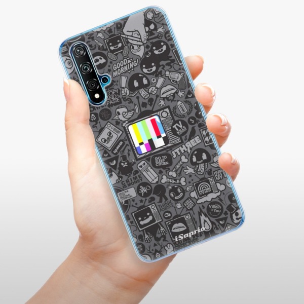 Odolné silikónové puzdro iSaprio - Text 03 - Huawei Nova 5T