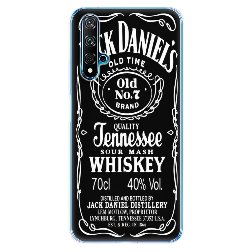 Odolné silikónové puzdro iSaprio - Jack Daniels - Huawei Nova 5T