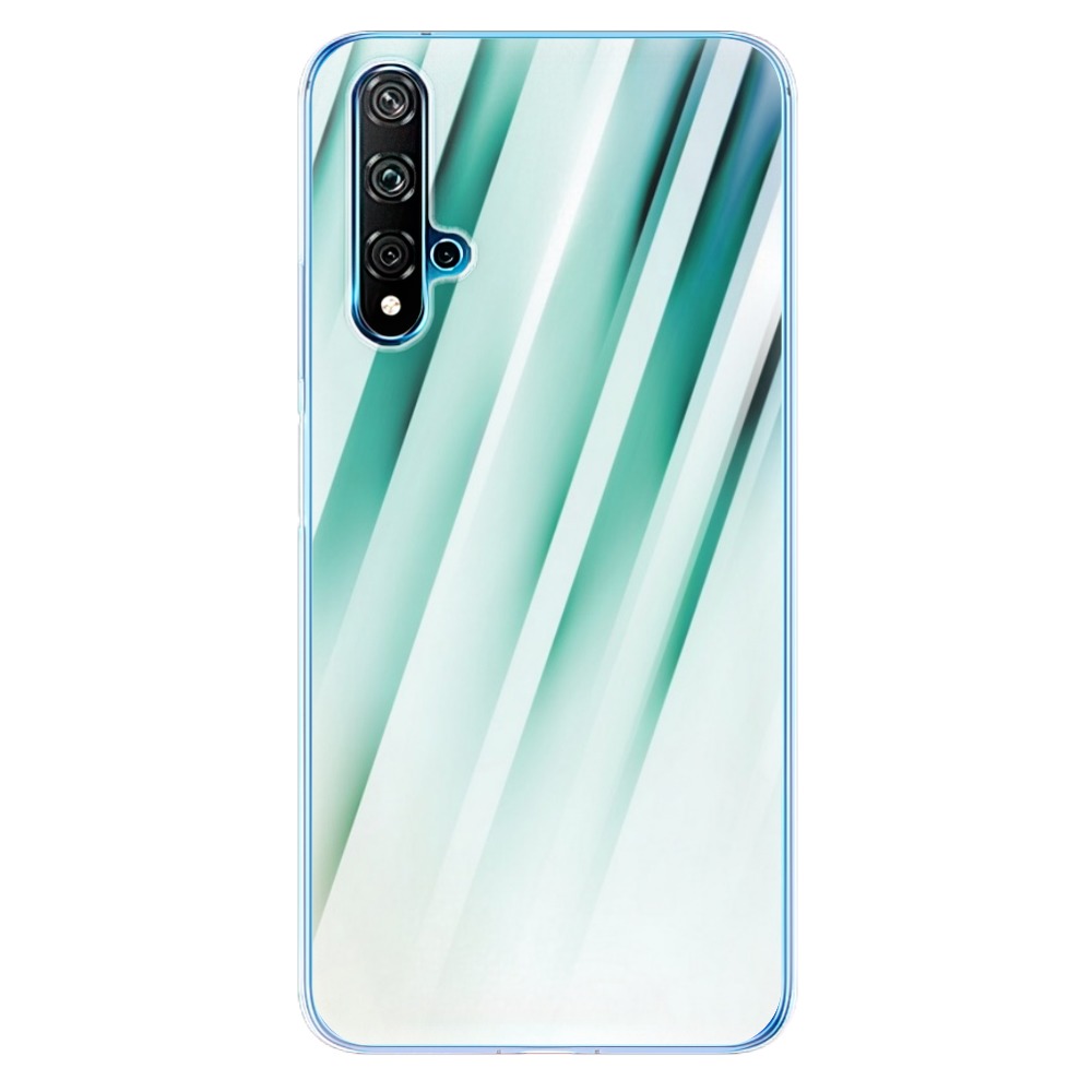 Odolné silikónové puzdro iSaprio - Stripes of Glass - Huawei Nova 5T