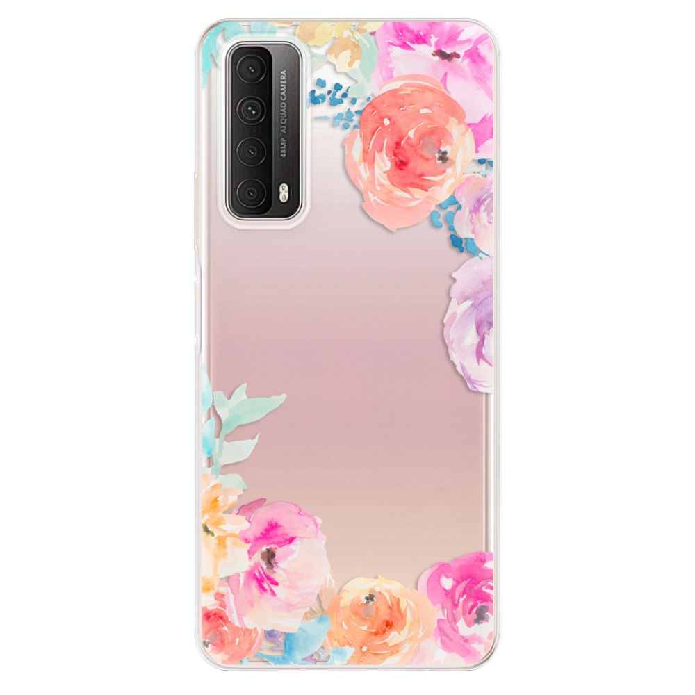 Odolné silikónové puzdro iSaprio - Flower Brush - Huawei P Smart 2021