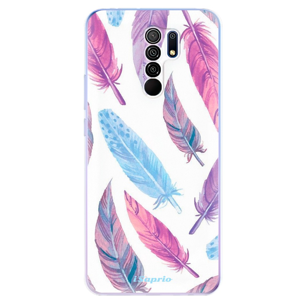 Odolné silikónové puzdro iSaprio - Feather Pattern 10 - Xiaomi Redmi 9