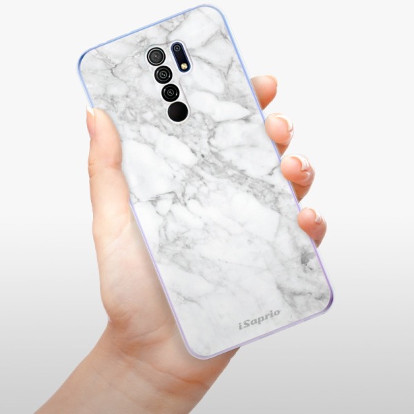 Odolné silikónové puzdro iSaprio - SilverMarble 14 - Xiaomi Redmi 9