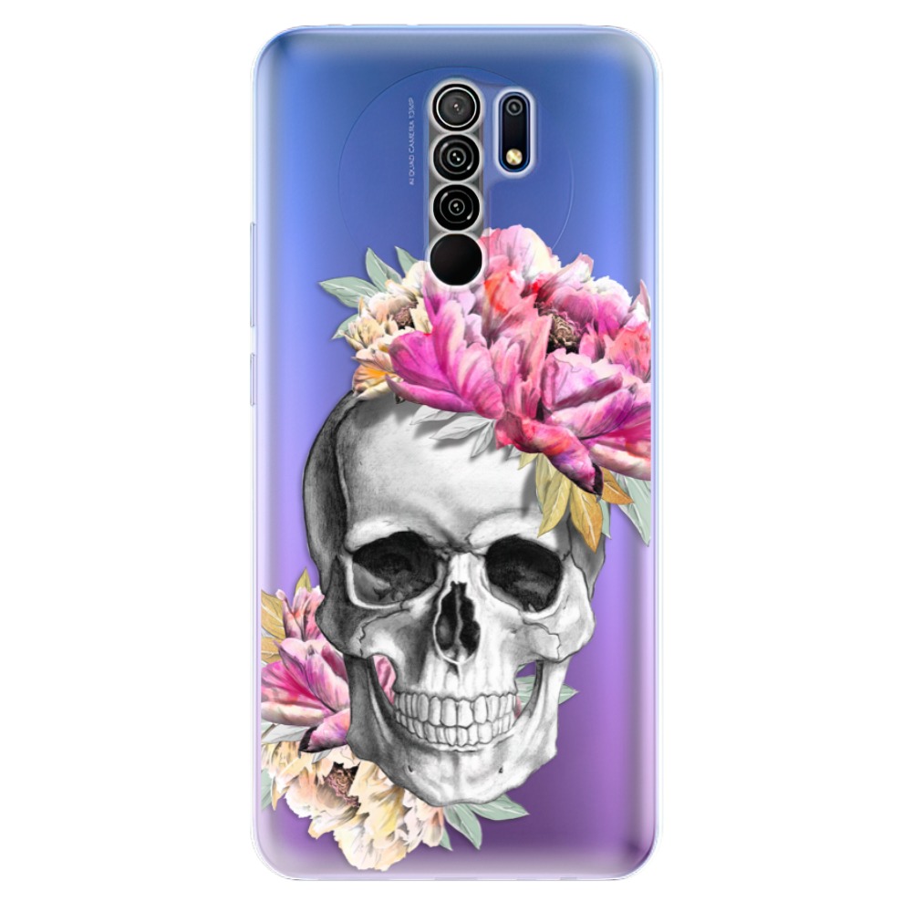 Odolné silikónové puzdro iSaprio - Pretty Skull - Xiaomi Redmi 9