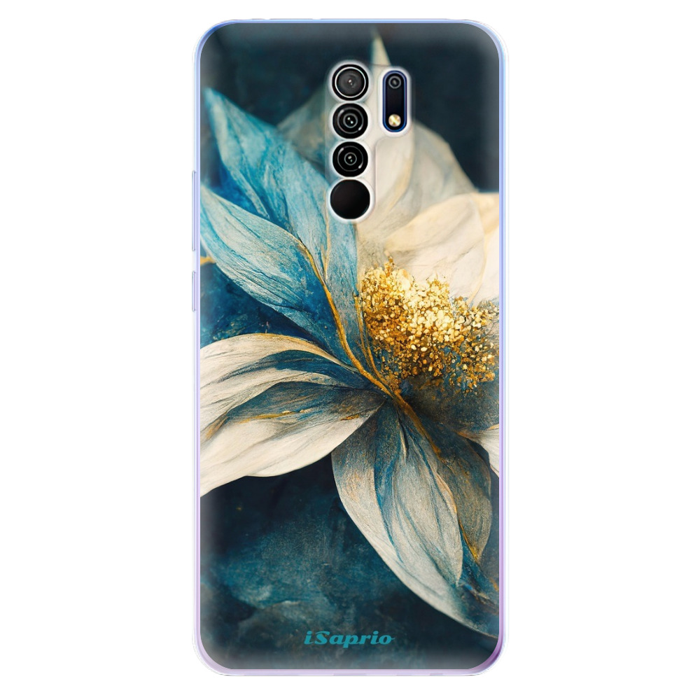 Odolné silikónové puzdro iSaprio - Blue Petals - Xiaomi Redmi 9